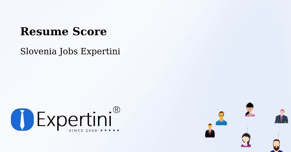Resume Score & Job Description Match Tool – Mengeš - Slovenia Jobs Expertini